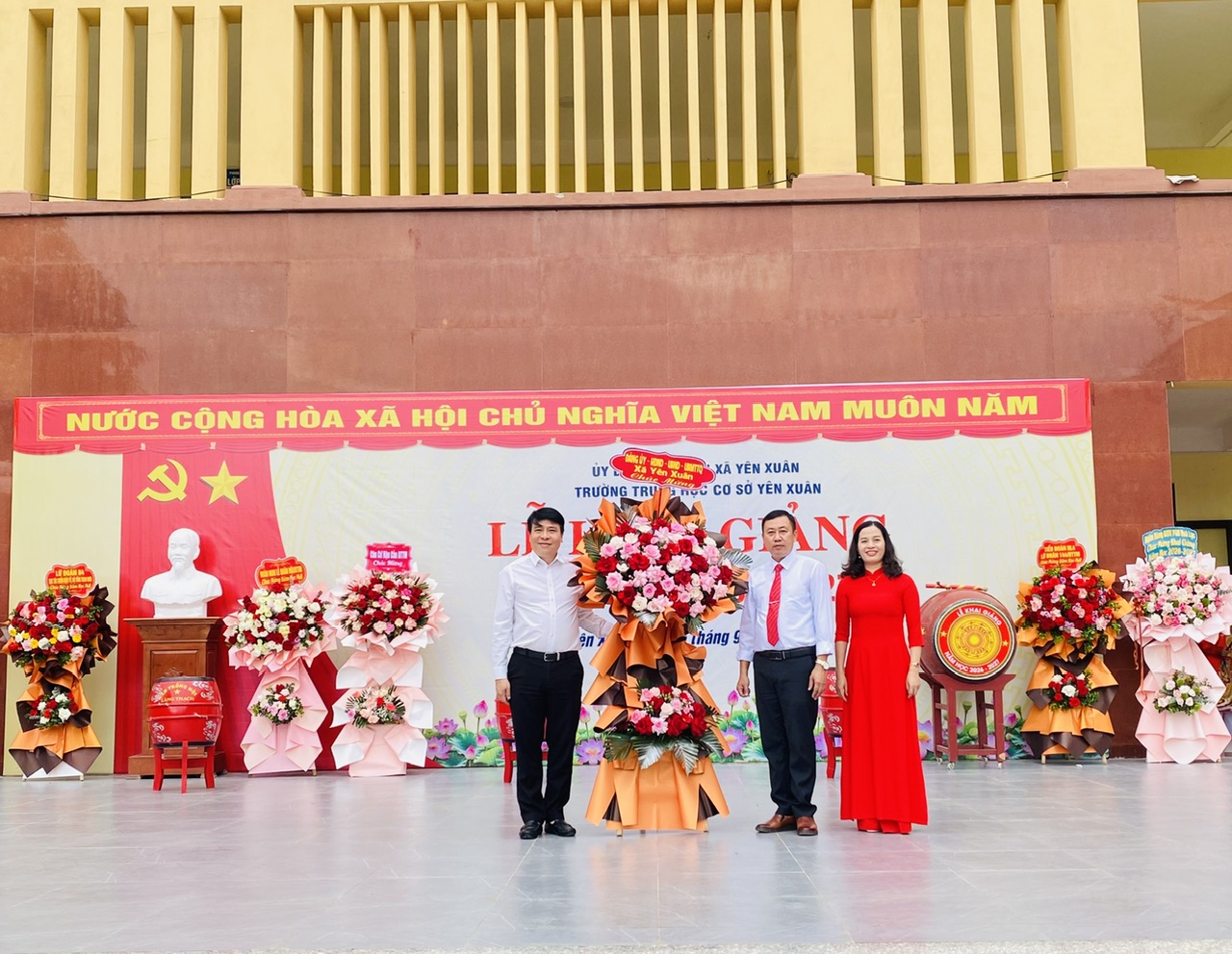 Trường THCS Yên Xuân tổ chức Lễ khai giảng năm học 2026-2027
