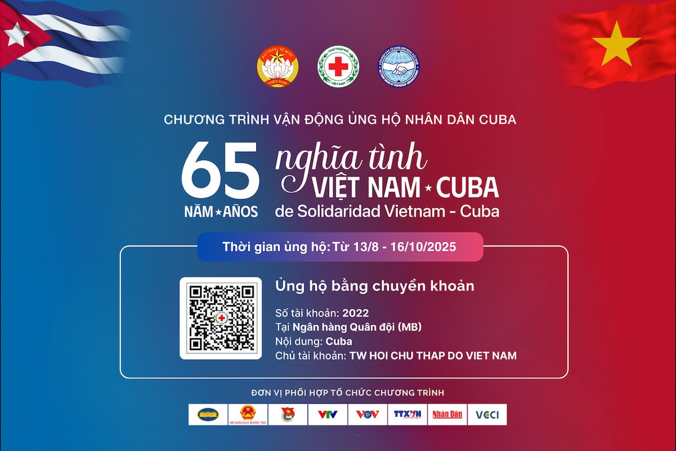 Hãy cùng nhau chung tay, để tình bạn Việt – Cuba mãi xanh bền và nhân dân Cuba thêm vững tin vào tương lai